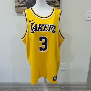 Nike Lakers Gold Basketball Jersey Anthony Davis